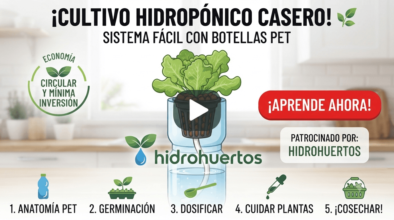 Cultivo Artesanal Urbano: Tu Hidrohuerto en Botellas PET